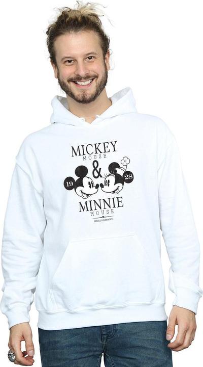 Actual product image Disney Mens Mickey And Minnie Mouse Mousecrush Mondays Hoodie (M)