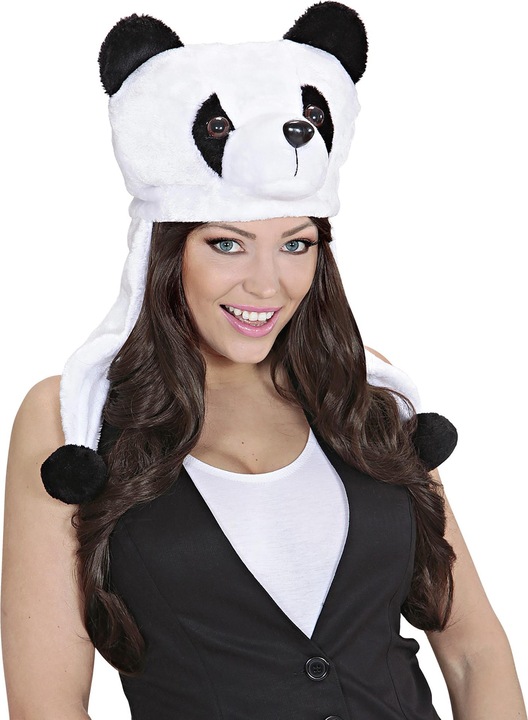 Produktbild Widmann Mütze Panda Plüsch