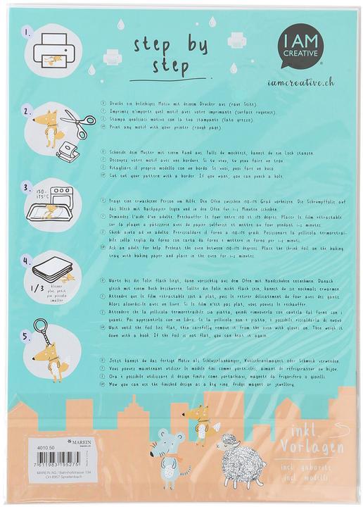 Actual product image I Am Creative Shrink wrap (1x)