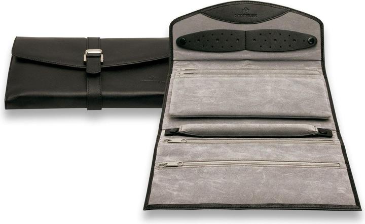 Windrose Nappa jewellery roll 23 cm leather