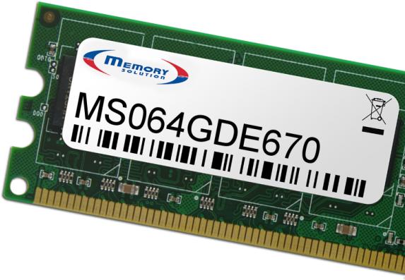 Actual product image Memorysolution 64GB DELL PowerEdge R6515 (Dell PowerEdge R6515, 1 x 64GB)