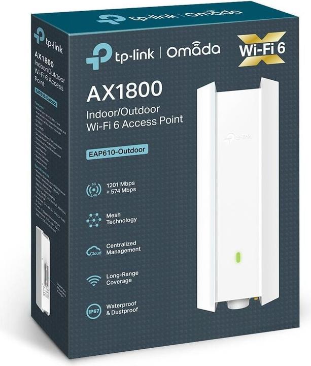 Actual product image TP-Link Omada WL-AP Access Point EAP610-Outdoor V1.3 (1201 Mbit/s)