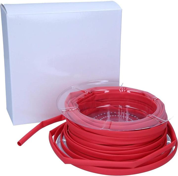 Actual product image Kalitec 12m heat shrink tubing red from 4.8mm to 2.4mm I 2:1 I Industrial quality from German dealer (1x)