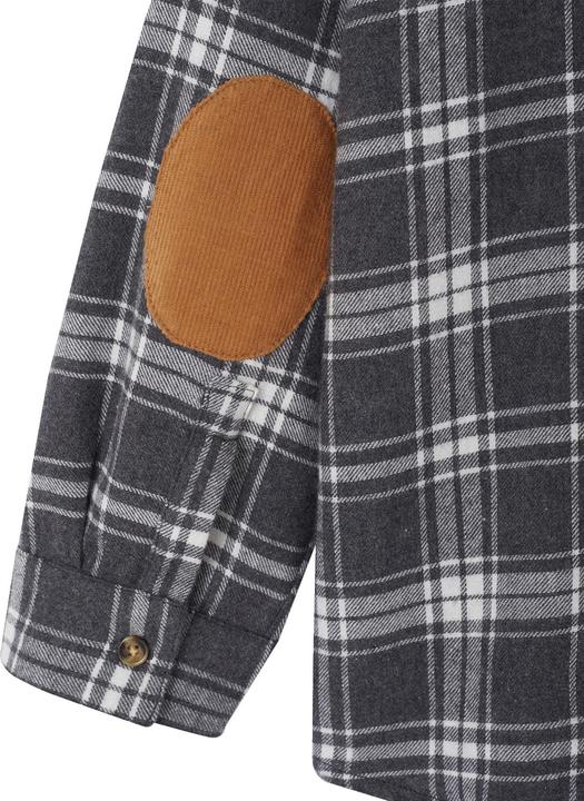 Immagine prodotto Vertbaudet Camicia di flanella da ragazzo con toppe in velluto sui gomiti (86)