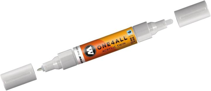 Actual product image Molotow Marqueur pour Maquettes - One4All Twin - Acrylique Gris-Bleu Clair - 1,5/4mm - -237 - 14 cm (grey blue light, 4 mm, 1 x)