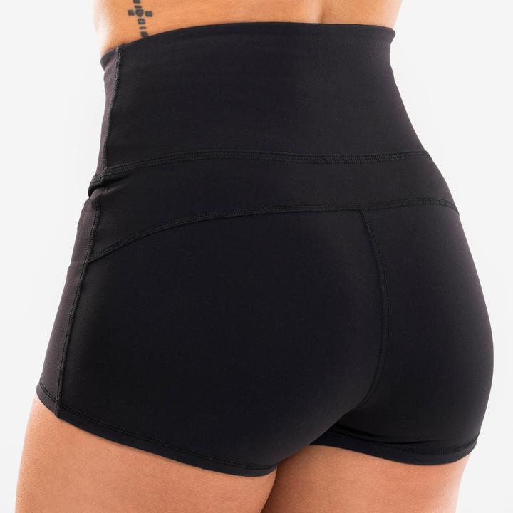 Immagine prodotto Starever Pantaloncini da donna a vita alta per la danza moderna - Nero (L)