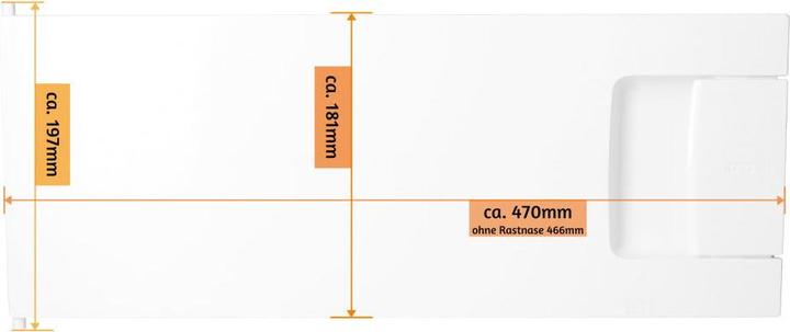 Produktbild zz_ArchivedbyPCD_Bosch Gefrierfachtür BOSCH / SIEMENS / MIELE 00447344, 6963330