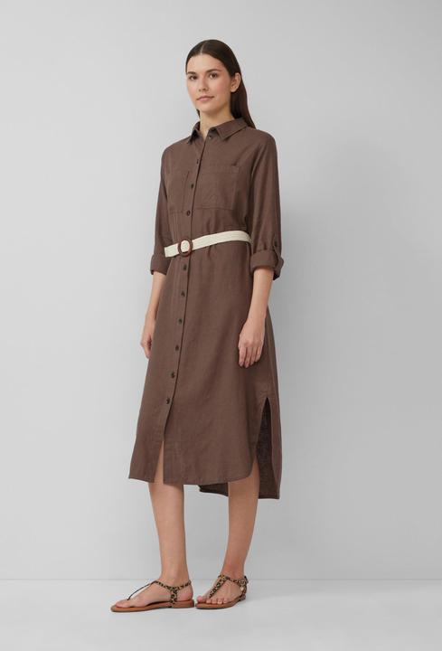 Image du produit S.Oliver Kleid Hemdblusenkleid im Relaxed Fit mit geflochtenem Gürtel (42)