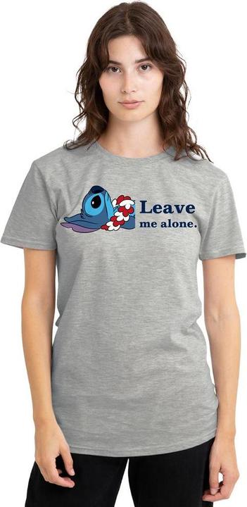 Produktbild Lilo & Stitch Leave Me Alone TShirt meliert (S)