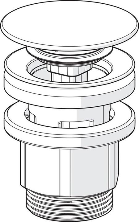 Immagine prodotto Oras Valvola a pavimento push open - con apertura a spinta e uscita fissa