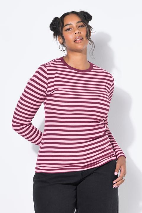Produktbild Studio Untold T-Shirt, Slim Shape, Ringeljersey, Langarm (58)