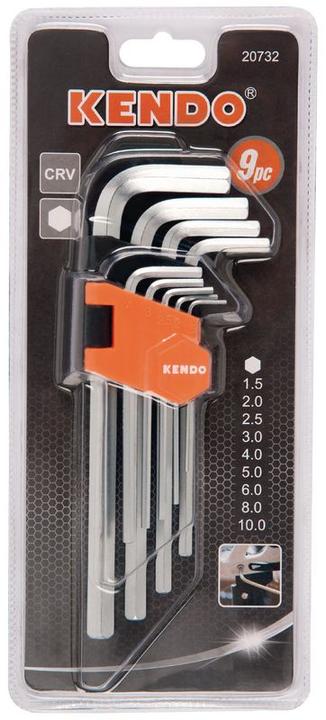 Actual product image Kendo Hexagon angle pin spanner set