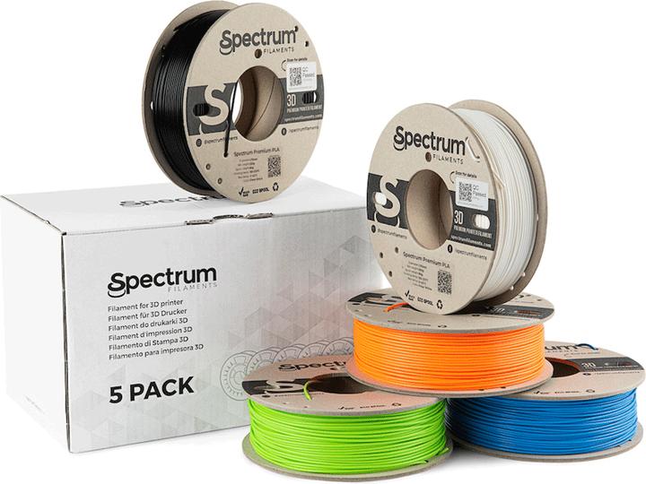 Productafbeelding Filament Premium PLA 5 Pack 1,75mm (PLA, 1.75 mm, 250 g)