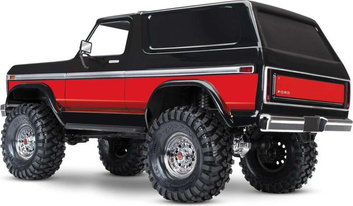 Produktbild Traxxas TRX-4 79 Ford Bronco schwarz/rot 1/10 Crawler RTR Brushed, Clipless, ohne Akku und Ladegerät (RTR Ready-to-Run)