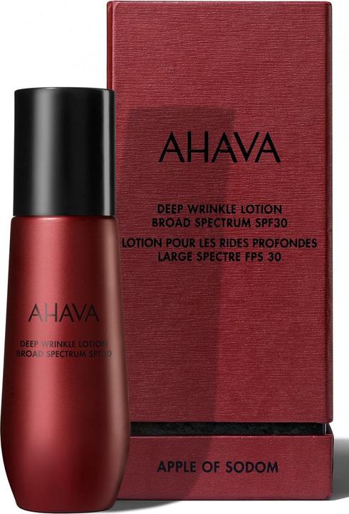 Produktbild Ahava APPLE OF SODOM Deep Wrinkle Lotion - Fortschrittliche Faltenreduzierung SPF 30 (50 ml, Tagescreme, SPF 30)