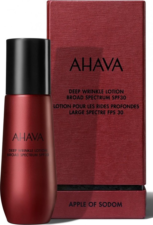 Actual product image Ahava APPLE OF SODOM Deep Wrinkle Lotion - Advanced Wrinkle Reduction SPF 30 (50 ml, Day cream, SPF 30)