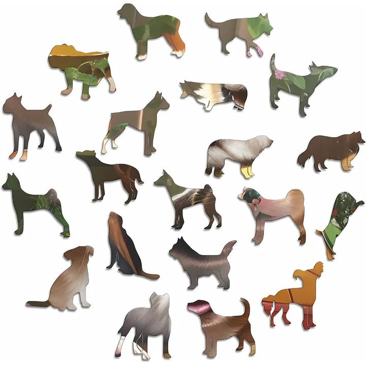 Image du produit Iconic Hunde im Garten (600 pièces)