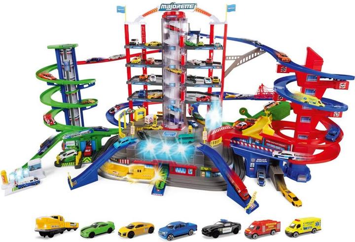 Productafbeelding Majorette Super City Garage + 6 vehicles