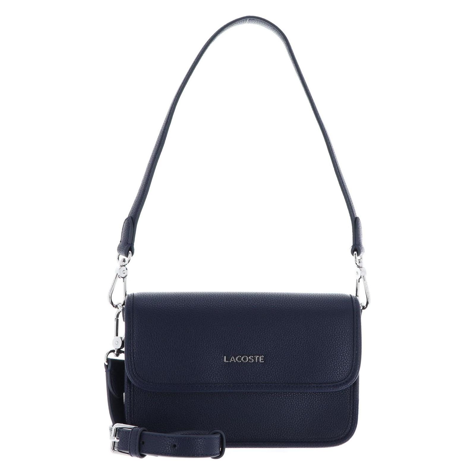 Lacoste, Damen, Handtasche, Flap Crossover Bag, Blau