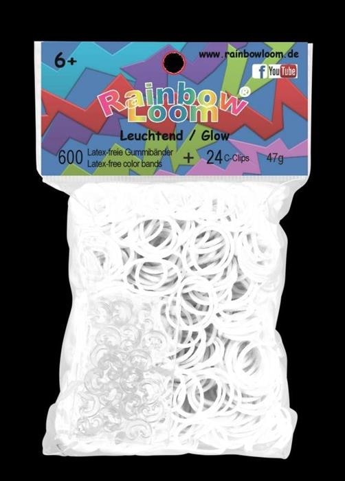 Actual product image Rainbow Loom Glow-in-the-dark rubber bands (600 pcs.)