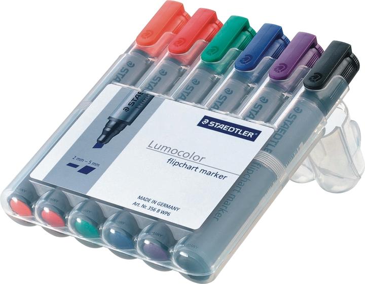 Actual product image Staedtler Lumocolor flipchart marker (Grey, 5 mm, 6 x)