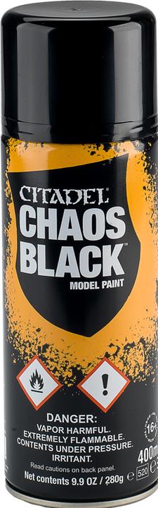 Games Workshop Spray - chaos Black