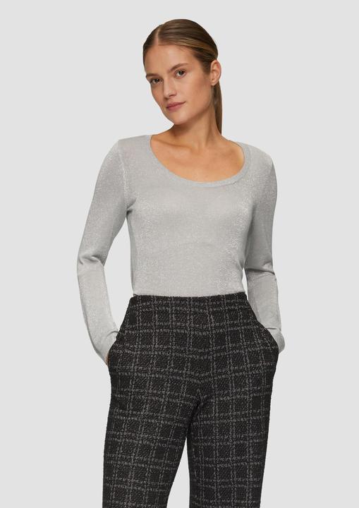 Produktbild s.Oliver Strickpullover Strickpullover mit Glitzergarn (44)