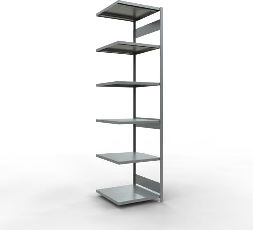 Actual product image Schulte Lagertechnik MULTIplus250 boltless add-on bay system with length bolts