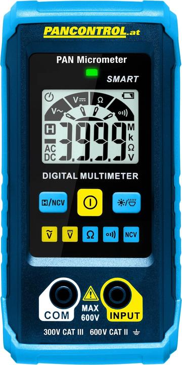 Pancontrol Multimeter PAN Micrometer (CAT II 600V, CAT III 300V)