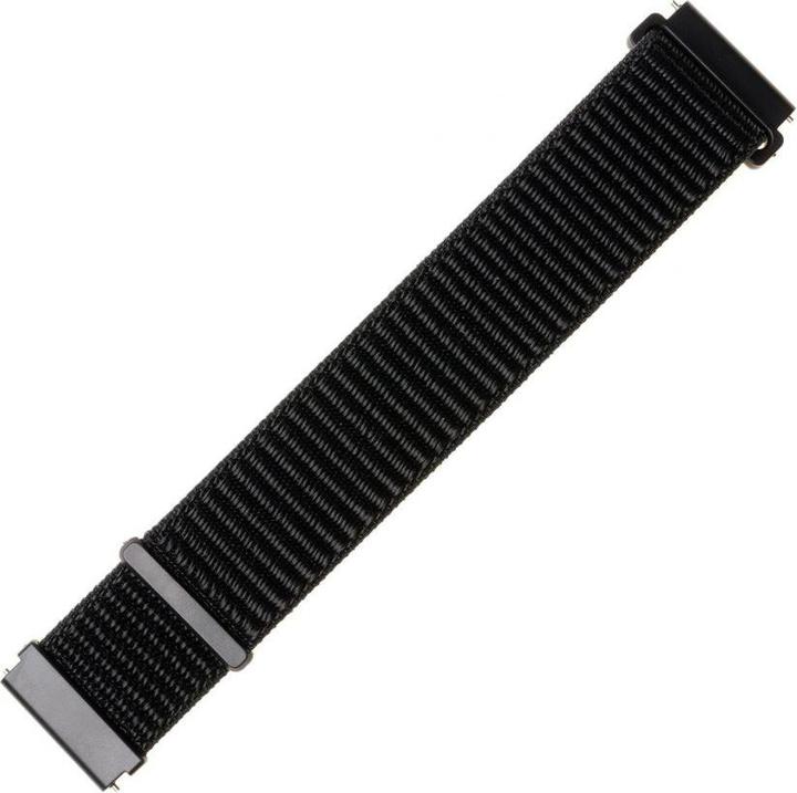 Produktbild Fixed Nylonarmband 22 mm breites Nylonarmband für Smartwatch schwarz (22 mm, Nylonstoff)