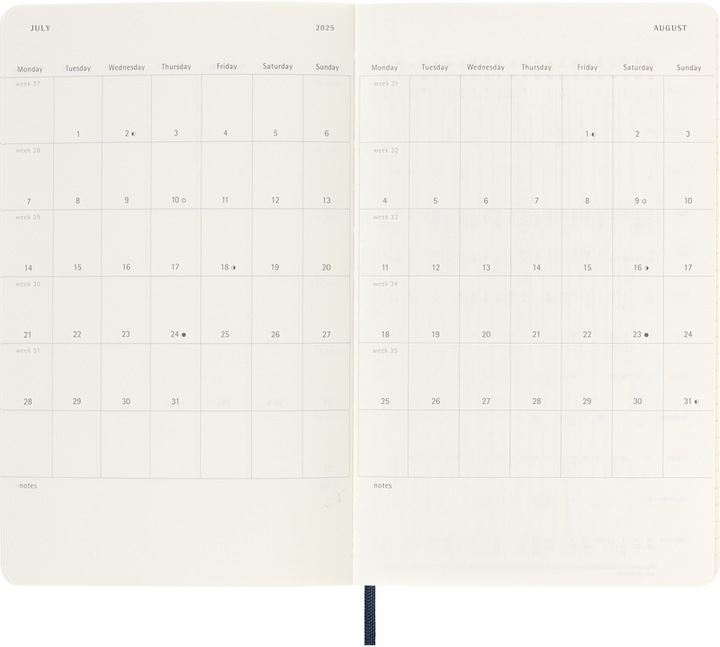 Actual product image Moleskine Notebook (A5, English)