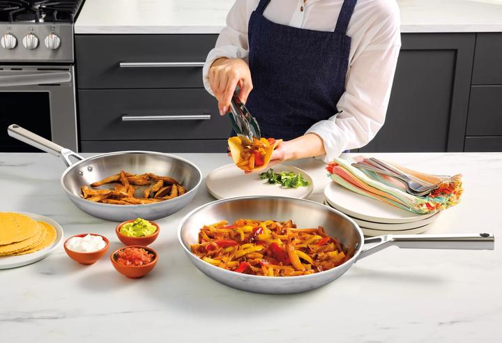 Image du produit Ninja NIA poêle à frire 24cm EverCl.ES (24 cm, Poêle à frire, Acier inoxydable, Aluminium)