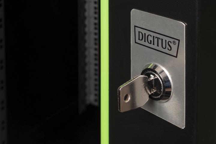Image du produit Digitus Coffret mural 20U 998x600x600mm couleur noir RAL 9005 (20 HE, Rack 19 pouces)