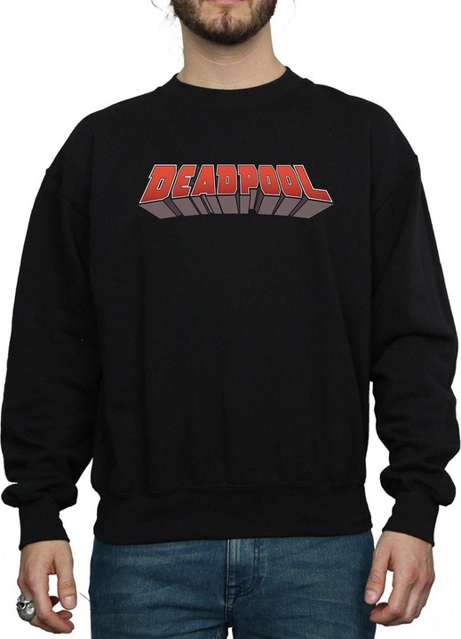 Produktbild Deadpool Text Logo Sweatshirt (L)