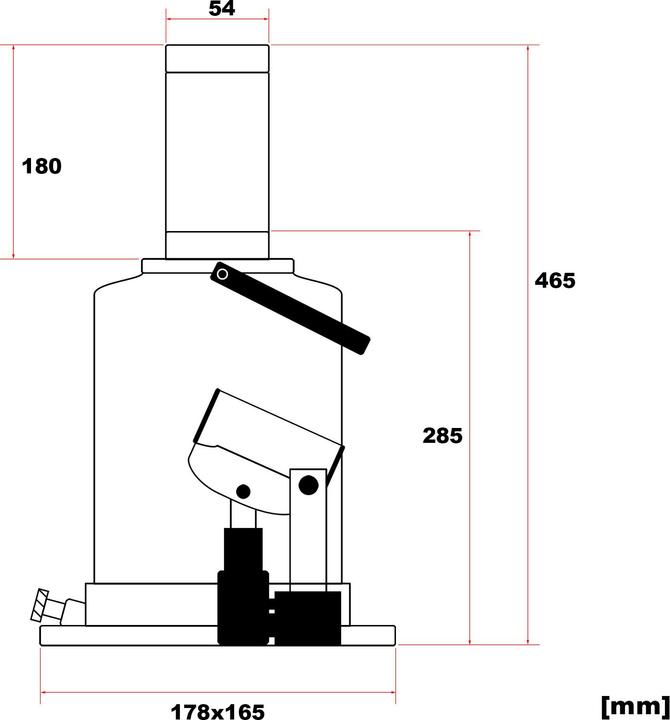 Produktbild Wiltec Wagenheber