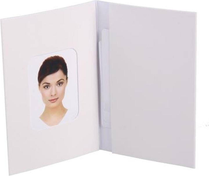 Produktbild Benel Passbilder Mappe Weiss 500 St.