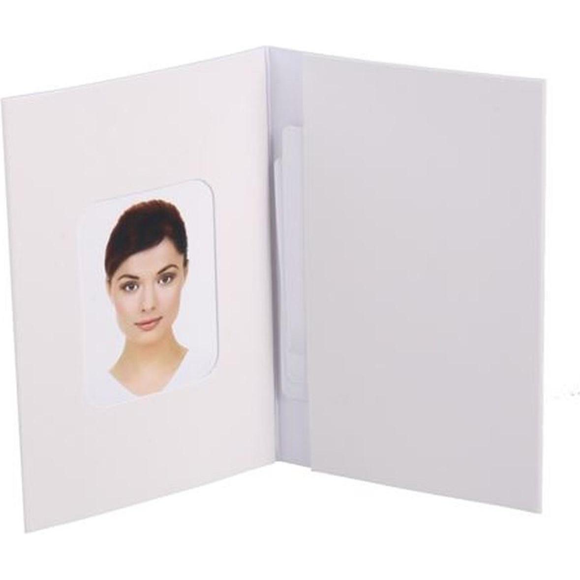 Benel Passbilder Mappe Weiss 500 St. (650520)