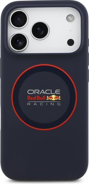 Actual product image Red Bull Silicone Red Ring MagSafe Case for iPhone 17 Pro Navy Blue (Apple iPhone 17 Pro)