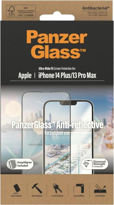 Actual product image PanzerGlass Ultra Wide Fit (1 Piece, Apple iPhone 13 Pro Max, Apple iPhone 14 Plus)