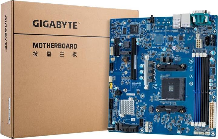 Actual product image Gigabyte MBS GBT AMD AM4 MC12-LE0 (AMD B550, mATX)