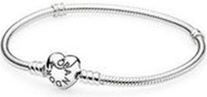 Produktbild Pandora Armband mit Herz-Verschluss (23 cm, Silber)