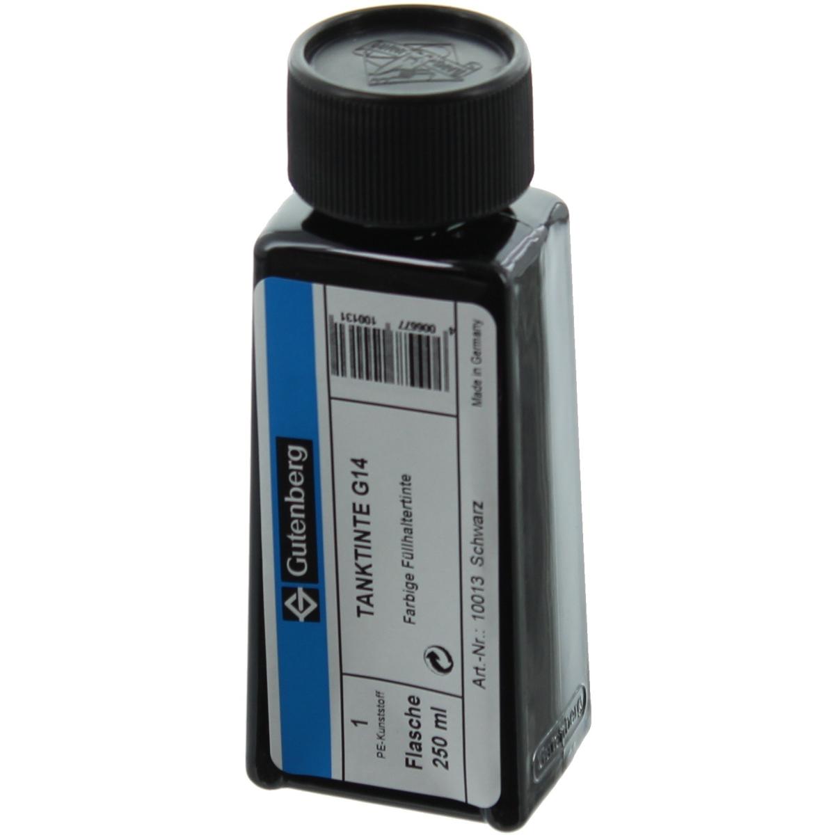 Thumbnail - Gutenberg, Schreibstifte, Füllhaltertinte 250ml schwarz (Schwarz)