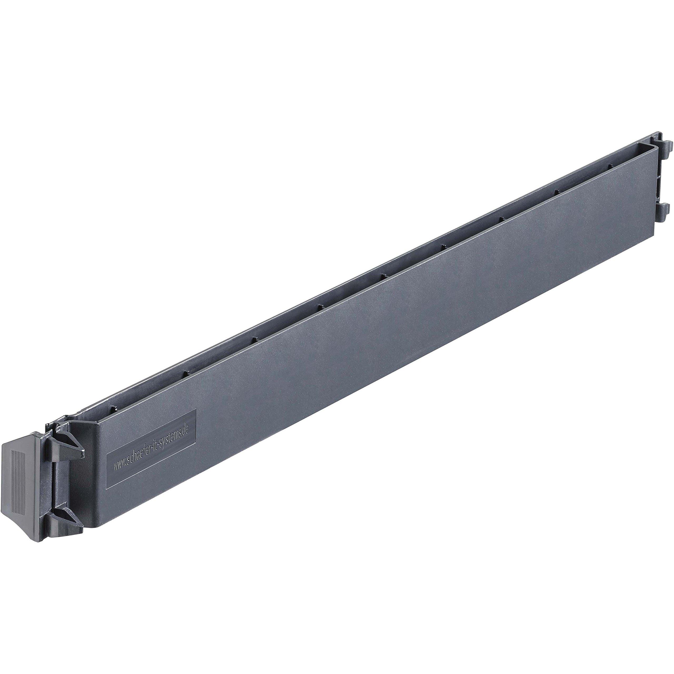 Schäfer Shop Blindblende steckbar 482.6mm 19" 1HE sw 797, Serverschrank Zubehör