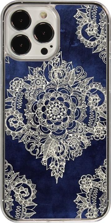 Actual product image PhoneLook Sheath transparent Cream Flower Moroccan (Apple iPhone 13 Pro Max)