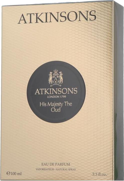 Actual product image Atkinsons His Majesty The Oud (Eau de parfum, 100 ml)