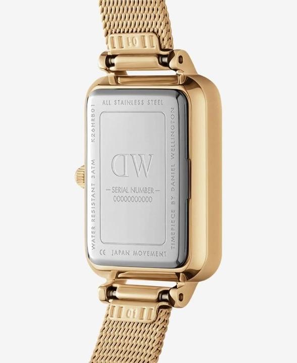 Produktbild Daniel Wellington Quadro Pressed Evergold Green (Analoguhr)