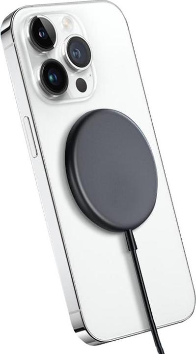 Produktbild Crong MagSpot Wireless Charger - Aluminiowa ładowarka MagSafe 15W (Graphite) (15 W)