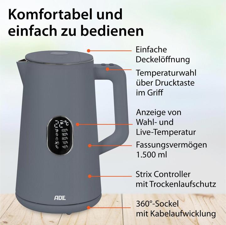 Actual product image ADE KG 2100-3 (1.50 l, CH plug)