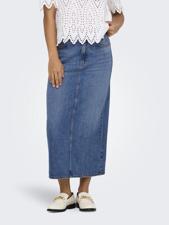Actual product image Only Onllumi Midi Back Slit Skirt Dnm Pimnoos (L)