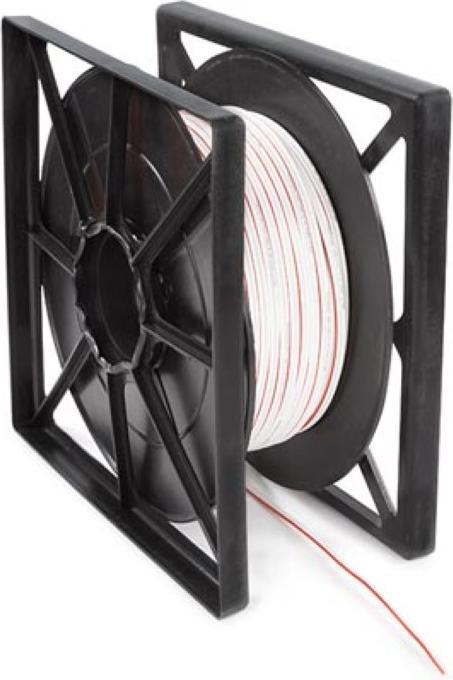 Actual product image Cables SPEAKER WIRE - WHITE - 2 x 1.5 mm² - 100 m (100 m, 1.50 mm²)